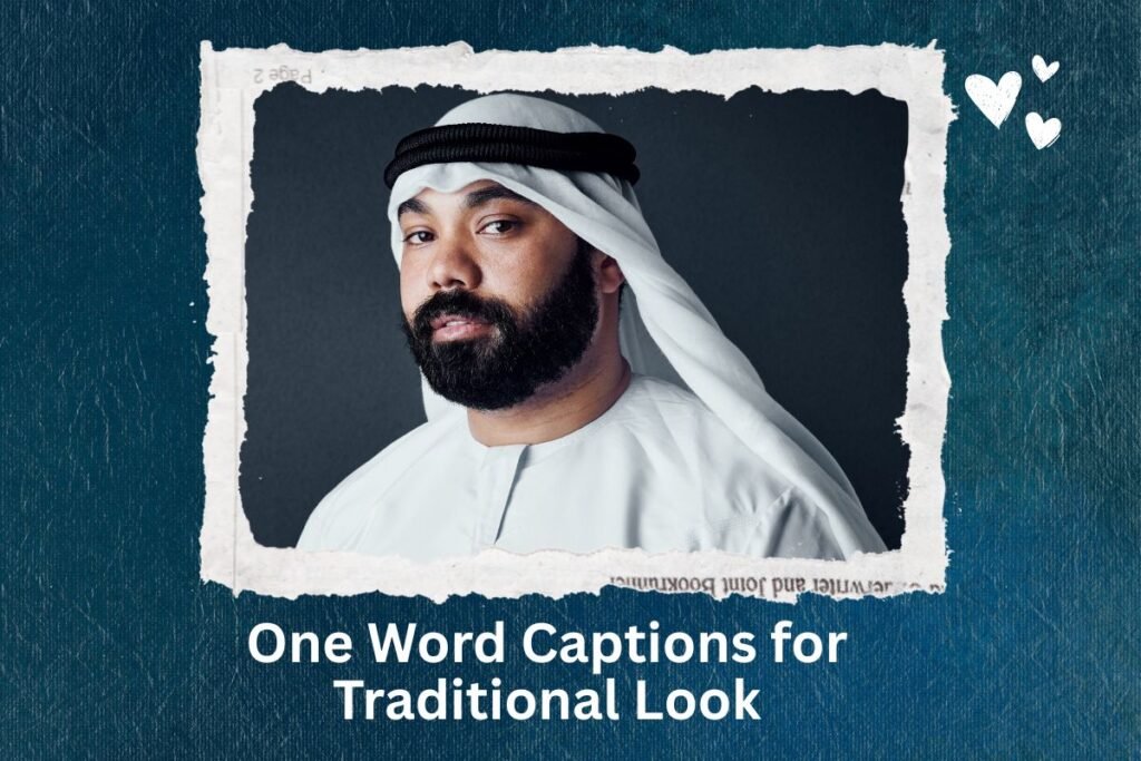 One Word Caption for Traditional Look